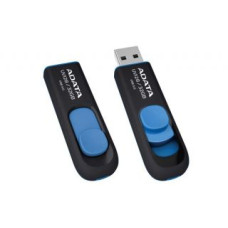 Adata Zibatmiņa ADATA  UV128 64 GB, USB 3.0, Black/Blue