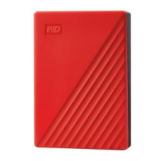 Western Digital Cietais disks HDD Western Digital  External HDD||My Passport|4TB|USB 2.0|USB 3.0|USB 3.2|Colour Red|WDBPKJ0040BRD-WESN