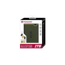 Transcend Cietais disks HDD Transcend  External HDD||StoreJet|2TB|USB 3.0|Colour Green|TS2TSJ25M3G