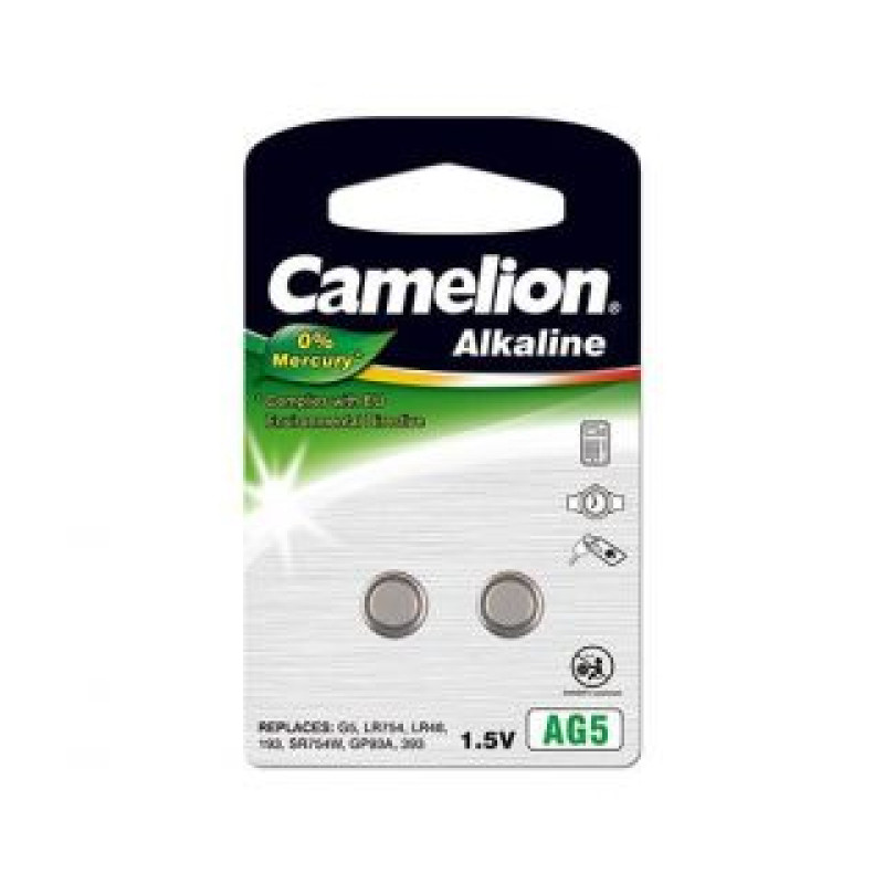 Camelion Cita datorprece Camelion  AG5/LR48/LR754/393, Alkaline Buttoncell, 2 pc(s)