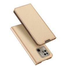 Dux Ducis Atveramie maciņi Dux Ducis Xiaomi Redmi 10C Skin Pro Flip Case Gold