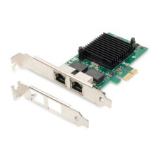 Digitus Kabelis Digitus  Gigabit Ethernet PCI Express Card, 2-port 32-bit, low profile bracket, Intel chipset DN-10132