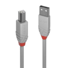 Lindy Kabelis LINDY  CABLE USB2 A-B 3M/ANTHRA 36684