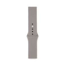 Connect Siksniņa Connect  22mm Silicone Loop Watch Strap (S/M 110mm) Gray