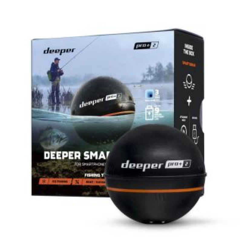 Deeper Smart tag aksesuārs Deeper  Smart Sonar PRO+2 Sonar, Black