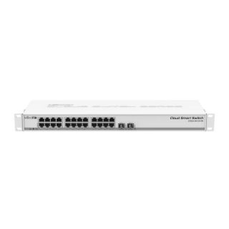 Mikrotik Nevadāms centrmezgls Mikrotik  NET SWITCH 24PORT 1000M 2SFP+/CSS326-24G-2S+RM