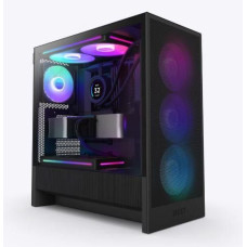 Nzxt Datoru korpusi NZXT  Case||H5 FLOW RGB 2024|MidiTower|Case product features Transparent panel|Not included|ATX|EATX|MicroATX|MiniITX|Colour Black|CC-H52FB-R1