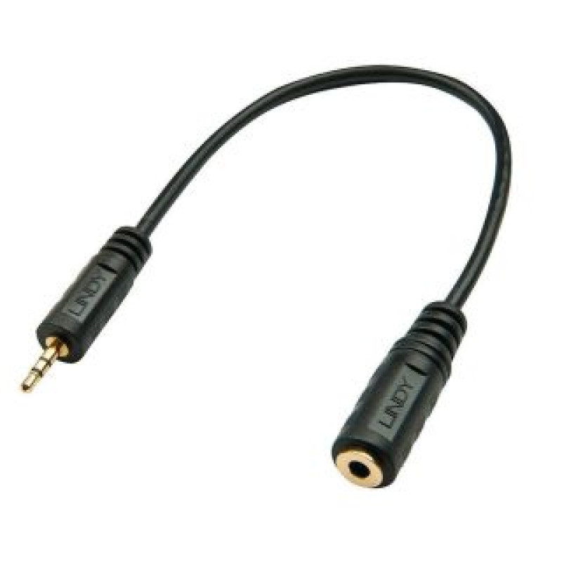 Lindy Kabelis LINDY  CABLE ADAPTER AUDIO 2.5/3.5MM/0.2M 35698