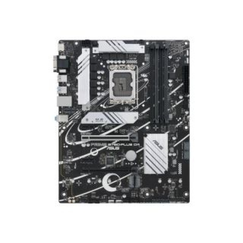 Asus Pamatplate Intel procesorsiem Asus  PRIME B760-PLUS D4 Processor family Intel Processor socket LGA1700 DDR4 Supported hard disk drive interfaces M.2, SATA Number of SATA connectors 4