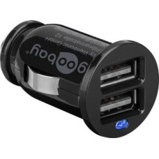 Goobay Adapteris Goobay  Twin USB Car Charger (2x USB) OEM Goodbay Dual USB car charger 2,1A 5 V