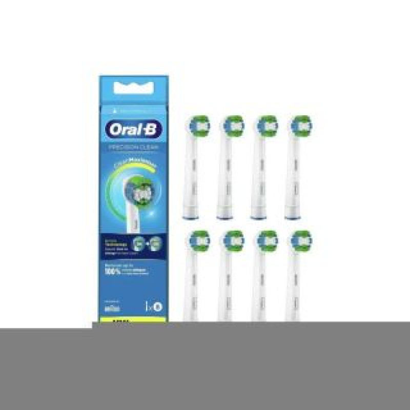 Oral-B Zobu birste Oral-B  Replaceable toothbrush heads | Refill CleanMaximiser Precision Clean | Heads | For adults | Number of brush heads included 8 | White