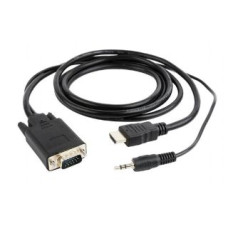 Gembird Monitoru piederums Gembird  CABLE HDMI-VGA +3.5MM/1.8M A-HDMI-VGA-03-6