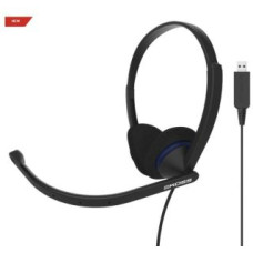 Koss Bezvadu austiņas Koss  Headphones CS200 USB Wired, On-Ear, Microphone, USB Type-A, Black