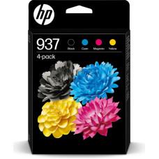 HP Printeri HP  HP 937 CMYK Original Ink Cartridge 4-Pac