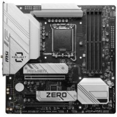 MSI Pamatplate Intel procesorsiem MSI  B760M PROJECT ZERO | Processor family Intel | Processor socket LGA1700 | DDR5 | Supported hard disk drive interfaces SATA, M.2 | Number of SATA connectors 4