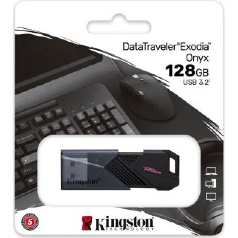 Kingston Zibatmiņa Kingston  MEMORY DRIVE FLASH USB3.2/128GB DTXON/128GB