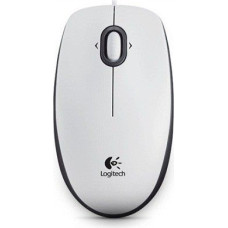 Logitech Datora pele Logitech  B100 White, Portable Optical Mouse