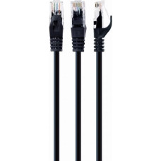 Gembird Nevadāms centrmezgls Gembird  PATCH CABLE CAT6 UTP 0.5M/BLACK PP6U-0.5M/BK