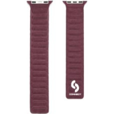 Connect Siksniņa Connect  Watch 42/44/45mm Fine woven twill magnetic chain Watch Straps Plum