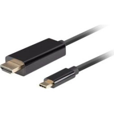 Lanberg Parveidotājs Lanberg  USB-C to HDMI Cable, 0.5 m 4K/60Hz, Black