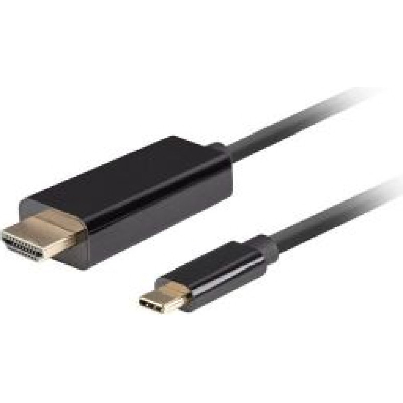 Lanberg Parveidotājs Lanberg  USB-C to HDMI Cable, 0.5 m 4K/60Hz, Black