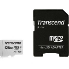 Transcend Cita datorprece Transcend  MEMORY MICRO SDXC 128GB W/ADAP/C10 TS128GUSD300S-A