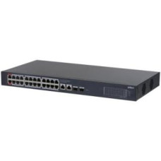 Dahua Nevadāms centrmezgls DAHUA  Switch||CS4228-24GT-240|Desktop/pedestal|Rack|2xSFP|26xRJ45|240 Watts|CS4228-24GT-240