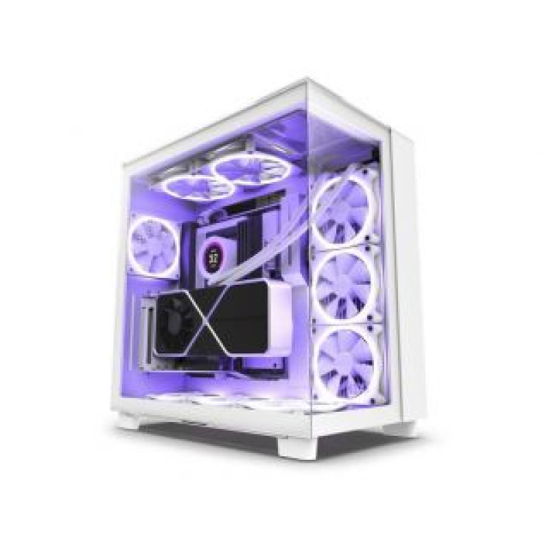 Nzxt Datoru korpusi NZXT  Case||H9 Elite|MidiTower|Case product features Transparent panel|Not included|ATX|MicroATX|MiniITX|Colour White|CM-H91EW-01