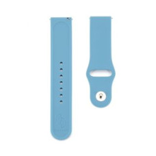 Connect Siksniņa Connect  22mm Silicone Loop Watch Strap (S/M 110mm) Blue