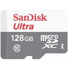 Sandisk By Western Digital Cita datorprece SANDISK BY WESTERN DIGITAL  MEMORY MICRO SDXC 128GB UHS-I/SDSQUNR-128G-GN3MA SANDISK