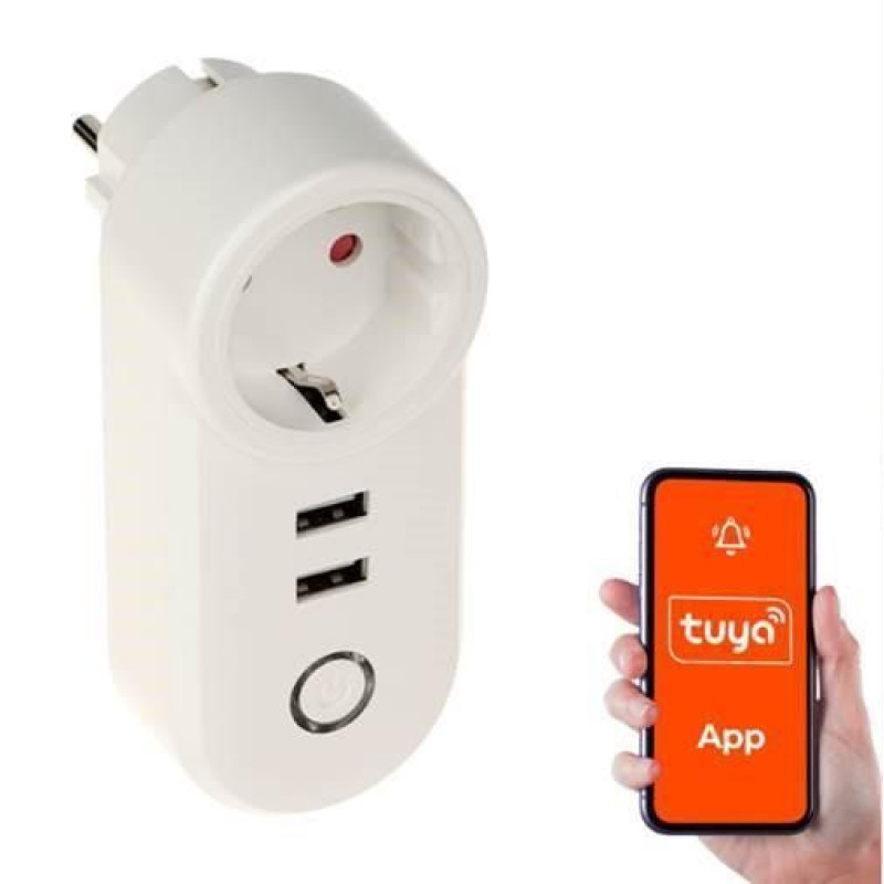 Genway Viedierīce GENWAY  SMART HOME WIFI SMART SOCKET/USB ATLO-P1U2-TUYA