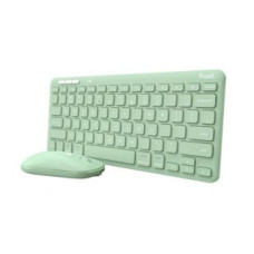 Trust Datora tastatūra Trust  KEYBOARD +MOUSE WRL LYRA/GREEN 24942