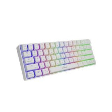 Genesis Datora tastatūra Genesis  THOR 660 RGB Gaming keyboard, RGB LED light, US, White, Wireless/Wired, Wireless connection, Gateron Red Switch