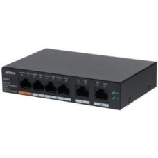 Dahua Nevadāms centrmezgls DAHUA  Switch||CS4006-4GT-60|Type L2|Desktop/pedestal|PoE ports 4|60 Watts|DH-CS4006-4GT-60