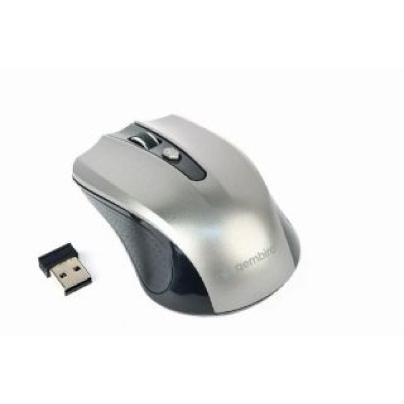 Gembird Datora pele Gembird  MOUSE USB OPTICAL WRL BLACK/GREY MUSW-4B-04-BG