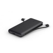 Belkin Ārējais akumulators Belkin  BOOST CHARGE Plus Power Bank 10000 mAh, Integrated LTG and USB-C cables, Black, 18 W