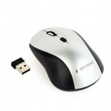 Gembird Datora pele Gembird  MOUSE USB OPTICAL WRL BLACK/SILVER MUSW-4B-02-BS