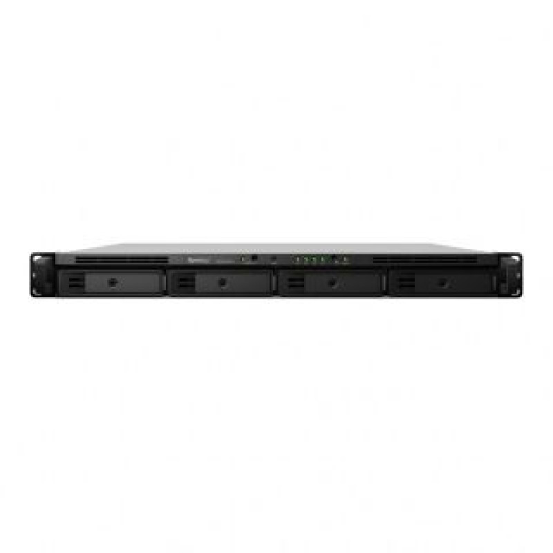 Synology Zibatmiņa Synology  Rack NAS RS1619xs+ up to 4 HDD/SSD Hot-Swap, Intel Xeon D-1527 Quad Core, Processor frequency 2.2 GHz, 8 GB, DDR4, Redundant PSU, 2xM.2 2280 NVMe slots, RAID 0,1,5,6,10,Hybrid, 4x1GbE, 2xUSB 3.0, 1xPCIe, 1x Expansion port, Dua