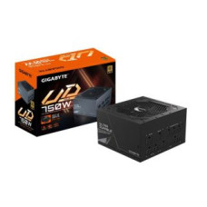 Gigabyte Barošanas bloks Gigabyte  Power Supply||750 Watts|Efficiency 80 PLUS GOLD|PFC Active|MTBF 100000 hours|GP-UD750GMPG5