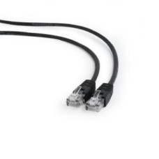 Gembird Nevadāms centrmezgls Gembird  PATCH CABLE CAT5E UTP 0.5M/BLACK PP12-0.5M/BK