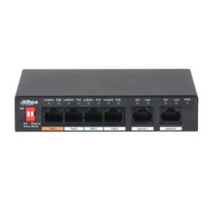 Dahua Nevadāms centrmezgls DAHUA  Switch||PFS3006-4ET-60|Type L2|PoE ports 4|60 Watts|DH-PFS3006-4ET-60-V2