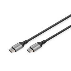 Digitus Kabelis Digitus  8K DisplayPort Connection Cable DB-340105-010-S Black, DisplayPort to DisplayPort, 1 m