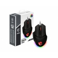 MSI Datora pele MSI  CLUTCHGM20 ELITE Gaming USB RGB Adjustable up to 6400 DPI Desktop Laptop Gaming Grade Optical Mouse (Clutch GM20 ELITE)