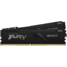 Kingston Operatīv atmiņa DDR4 Kingston  Fury Beast 32 GB, DDR4, 3200 MHz, PC/server, Registered No, ECC No