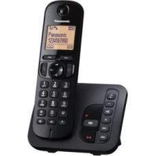 Panasonic Telefona aparāts Panasonic  Cordless KX-TGC220FXB Black, Built-in display, Speakerphone, Caller ID, Phonebook capacity 50 entries