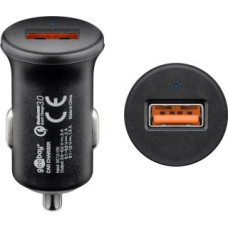 Goobay Rūteris Goobay  Quick Charge QC3.0 USB car fast charger USB 2.0 Female (Type A), Cigarette lighter Male