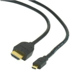 Gembird Monitoru piederums Gembird  CABLE HDMI-MICRO HDMI 3M V.2.0/BLK CC-HDMID-10