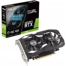 Asus Grafiskās karte / Video kartes Asus  Graphics Card||NVIDIA GeForce RTX 3050|6 GB|GDDR6|96 bit|PCIE 4.0 16x|Dual Slot Fansink|1xDVI-D|1xHDMI|1xDisplayPort|DUAL-RTX3050-O6G