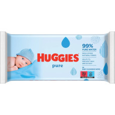 HUGGIES Pure mitrās salvetes 56gab