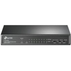 Tp-Link Nevadāms centrmezgls TP-Link  Switch||TL-SF1009P|Desktop/pedestal|9x10Base-T / 100Base-TX|PoE+ ports 8|TL-SF1009P